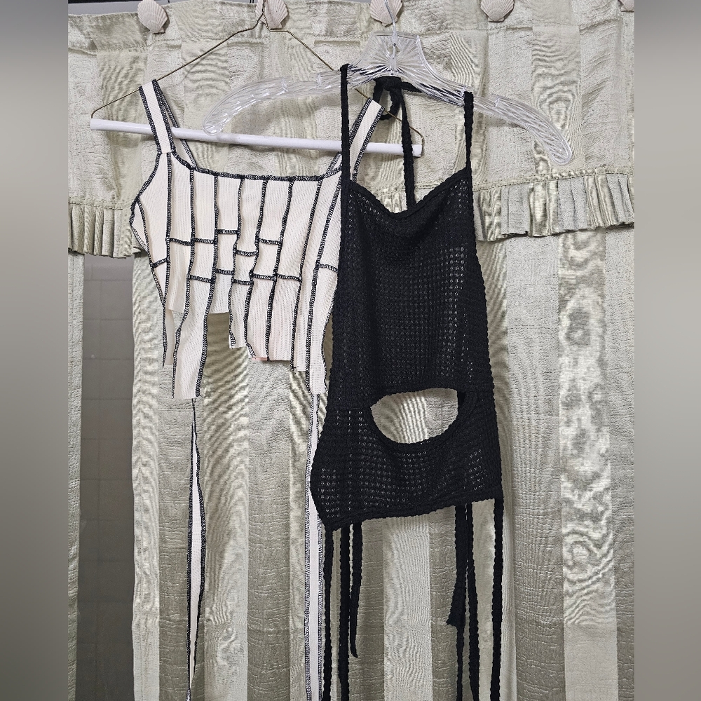 2 TOPS ONE HALTER ONE CAMI